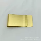 Кошелек из нержавеющей стали, зажим для денег, модный золотой зажим, портативная заколка для волос, простой и элегантный дизайн