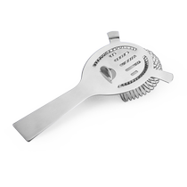 Long flat handle stainless steel ice separator ice filter wine bartending filter tool bar other barware