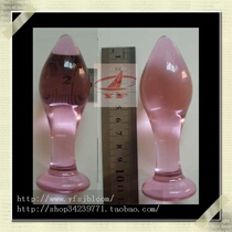 YF0046 Sex anal dilator Crystal masturbation stick phallic massage stick fairy glass posterior anal plug