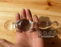 0384 Crystal phallus female posterior anal plug comfort glass fairy stick out anal plug sex toys