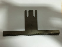 T-shaped knife sheet length 160mm thick 1 8mm vertical packaging machine serrated wave cutter blade