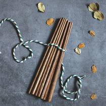 Mino natural unpainted waxed chicken wings wood chopsticks log grain home chopsticks minimalist Texture Hotel Restaurant Cutlery