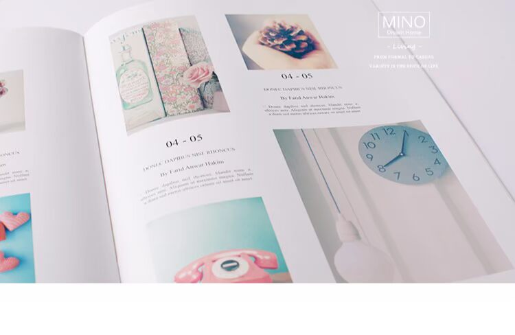 Tạp chí nhỏ tiếng Bắc Âu tạp chí tiếng Anh album đạo cụ nhiếp ảnh nền giấy mỹ phẩm sành ăn nhiếp ảnh trang trí nền đồ dcor quán cà phê