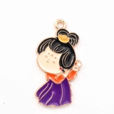 Милые комиксы, подвеска, металлическая ручка с аксессуарами, «сделай сам», китайский стиль