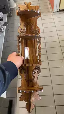 (Sold to enjoy) wall-mounted small wooden shelf