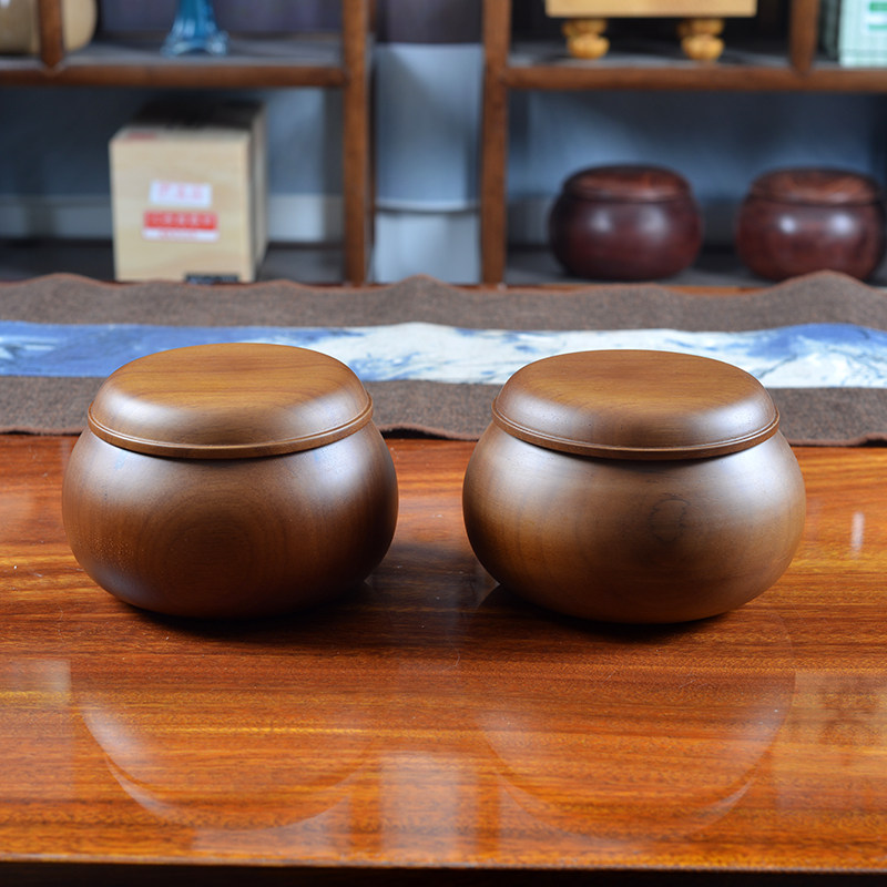 Yiliu large red oak chess box chess box double-sided new cloud wood chess box