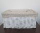 hộp đựng đồ có khóa Wicker mây vườn lưu trữ giỏ gia đình thiết bị lưu trữ tạp chí snack hộp lưu trữ mây giỏ túi vải đựng đồ