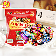 官旗【俄罗斯进口】巧克力夹心混合糖果500g