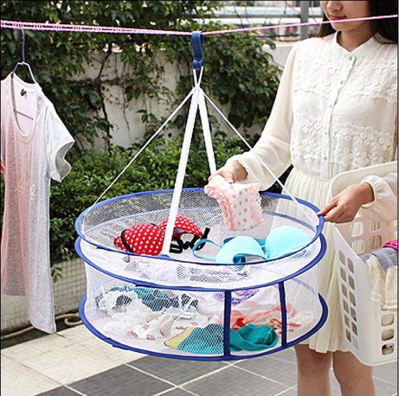 Clothes Drying Basket Clothes Basket Double Closed Laundry Basket