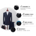 Bộ đồ vest nam mỏng đôi phù hợp với áo khoác kinh doanh phù hợp với áo khoác Hàn Quốc chú rể váy cưới - Suit phù hợp áo vest nam hàn quốc Suit phù hợp