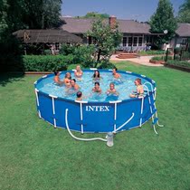 INTEX-28202 Pipe Battery Pool Family Pool Childrens Battery Pool Frame Pool 305*76CM