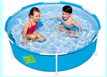 Childrens bracket Swimming pool pipe rack pool folding paddling pool Family fish pond paddling pool square fishing pool