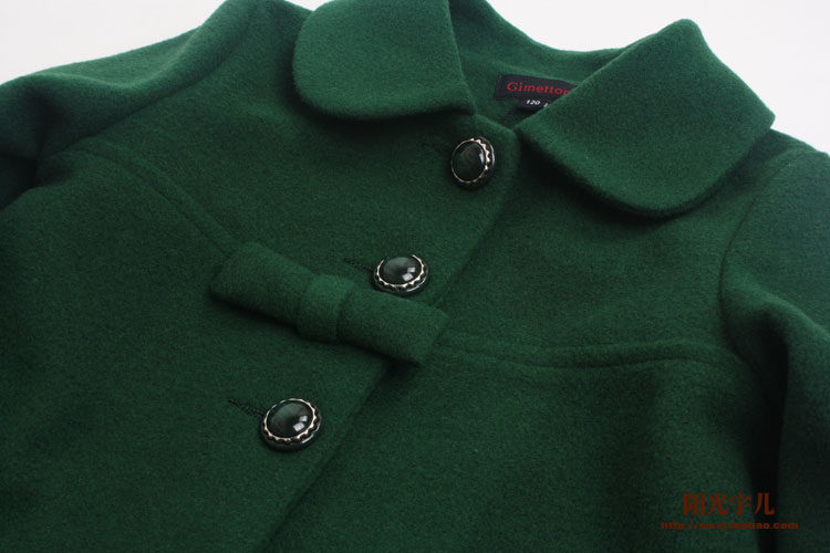 Manteau pour fille GIMETTONI en laine - Ref 2162375 Image 34