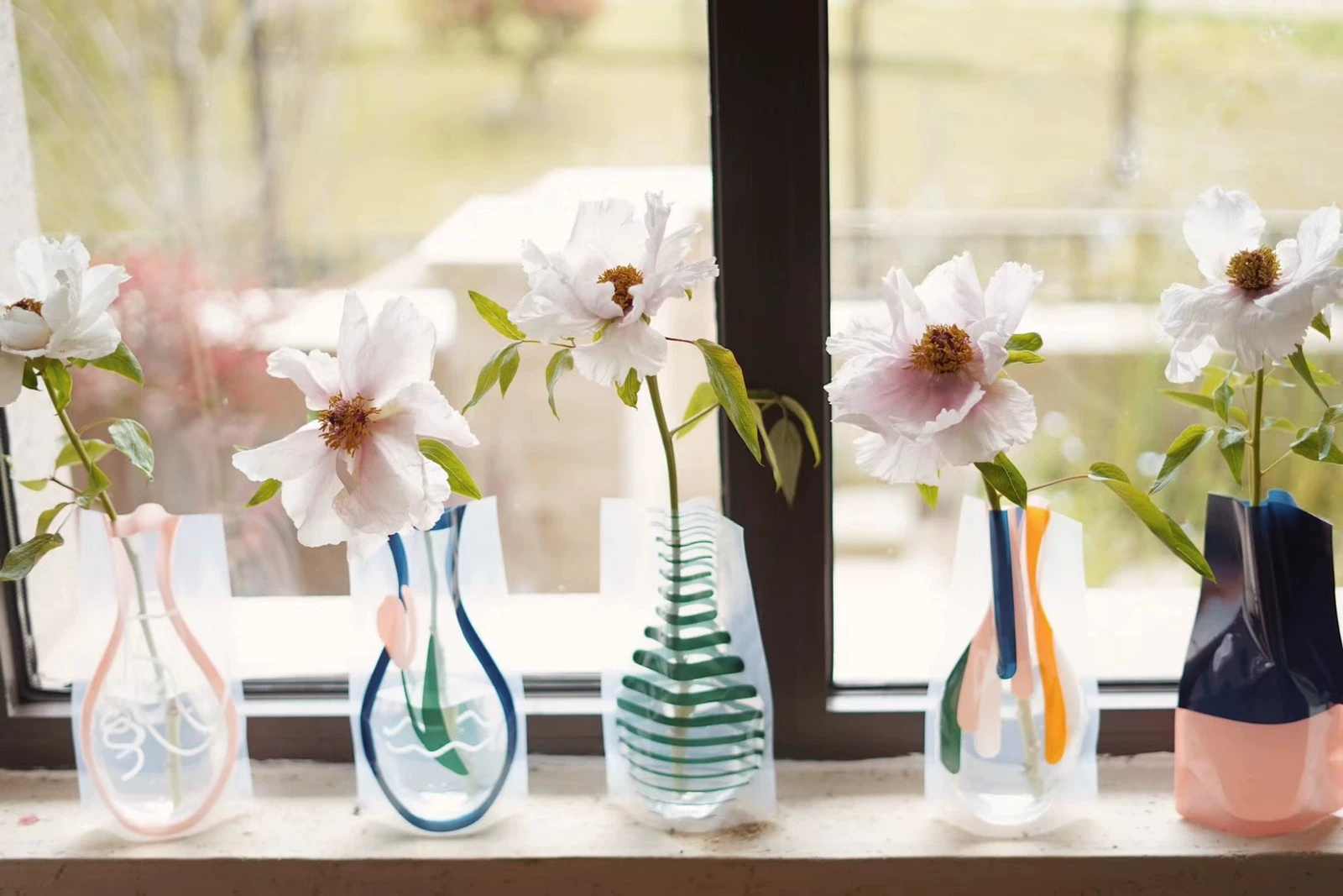 bình hoa di động công nghệ đen bình hoa trang trí phòng khách chất lượng cao cắm hoa - Vase / Bồn hoa & Kệ