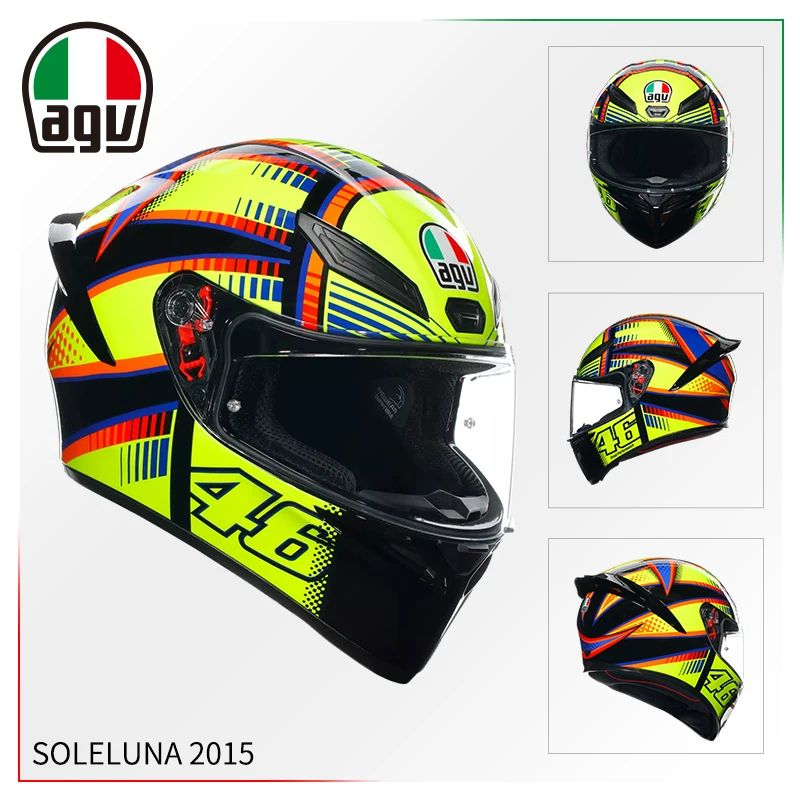 AGV Полушлем, гоночный шлем для мужчин и женщин противотуманной