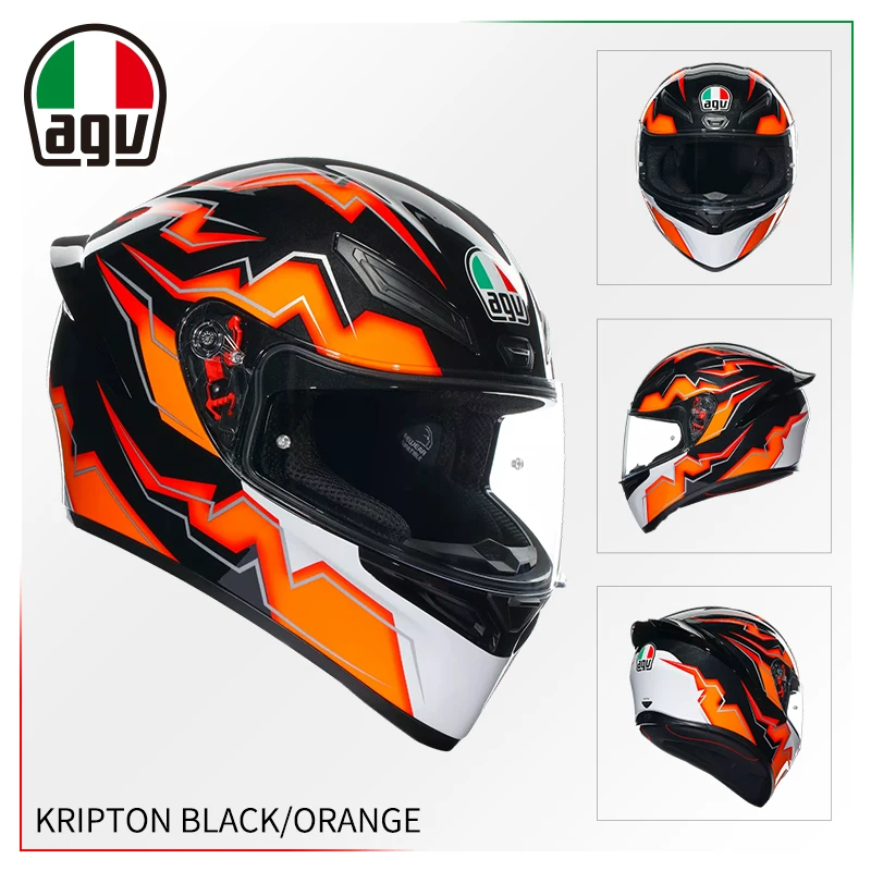 AGV Полушлем, гоночный шлем для мужчин и женщин противотуманной