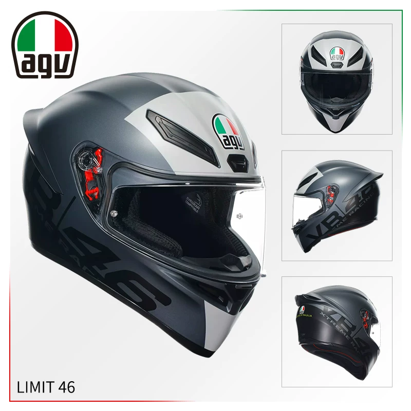 AGV Полушлем, гоночный шлем для мужчин и женщин противотуманной