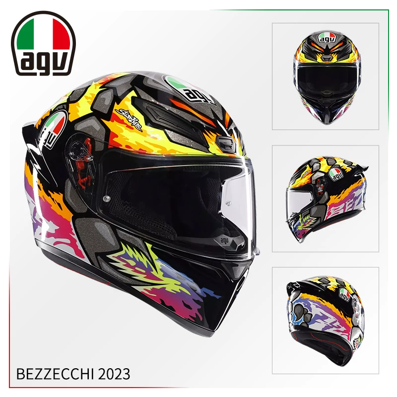 AGV Полушлем, гоночный шлем для мужчин и женщин противотуманной