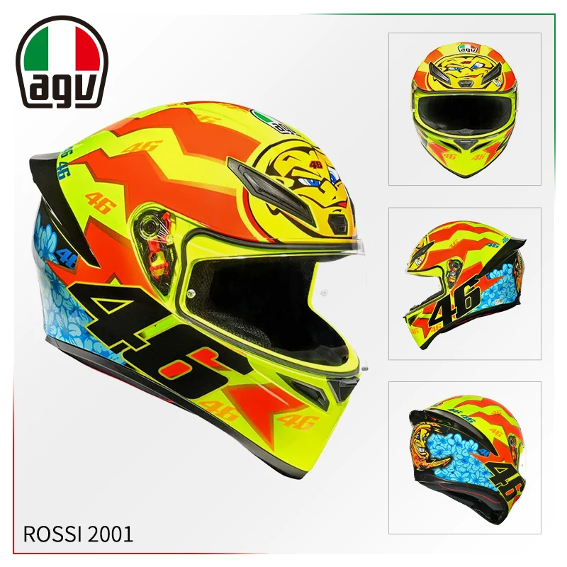 AGV Полушлем, гоночный шлем для мужчин и женщин противотуманной