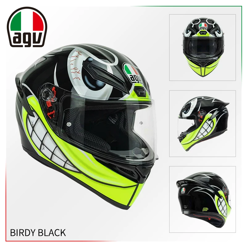 AGV Полушлем, гоночный шлем для мужчин и женщин противотуманной