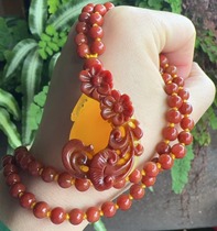 Yang Yujia Yunnan Natural Huanglong Jade Eggplant Mountain Old Material Carved Ruyi Flowers Fu Guan Pendant Certificate New