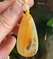 Yang Yujia Yunnan Natural Yellow Dragon Jade Water Grass Flower Ping An Wu Shi Brand Ancient Style Jewelry Certificate New Product for Women