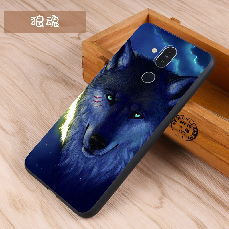 Nokia X7 Nokia X7 điện thoại di động vỏ bảo vệ tay áo vỏ mềm bộ ký tự TA-1131 thả sức đề kháng mờ bao gồm tất cả - Phụ kiện điện thoại di động ốp lưng iphone 6 plus