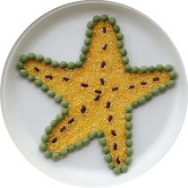 World No 1 whole grain paste painting Handmade DIY seed painting Squid starfish Optional material package Semi-finished products