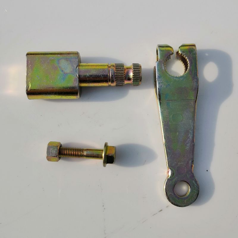 Zongshen express electric tricycle Shunfeng small black car pressure rolling bearing rear brake rocker steel plate U-shaped screw