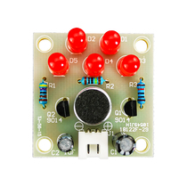 Voice-controlled LED melody light DIY kit rhythm flashing light electronic entry technology small production training assembly parts