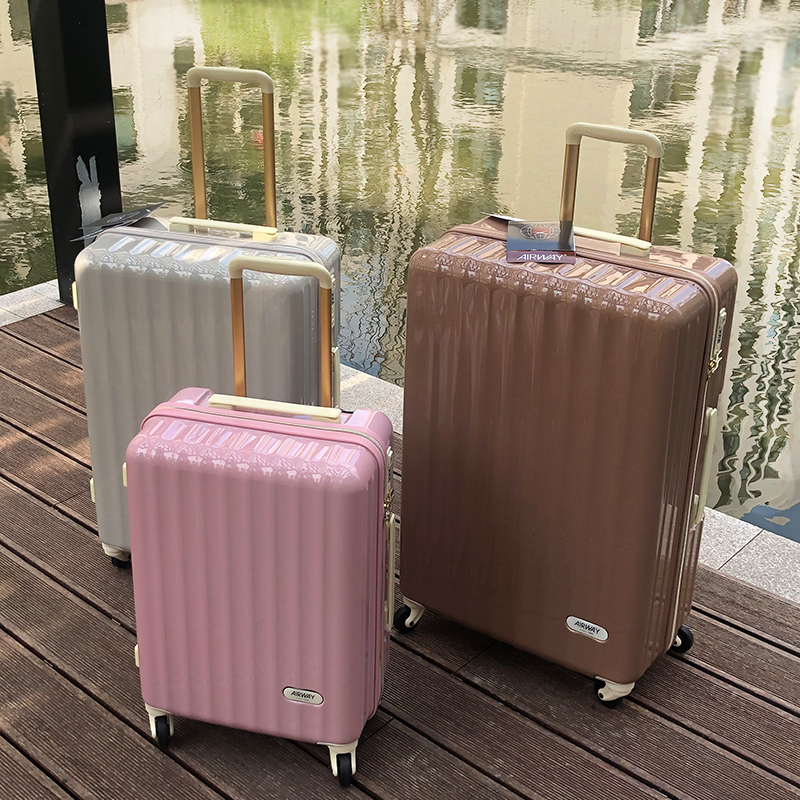 Lalever box 2021 New female suitcase light ultra light password box mute universal wheel day series 20 inch case