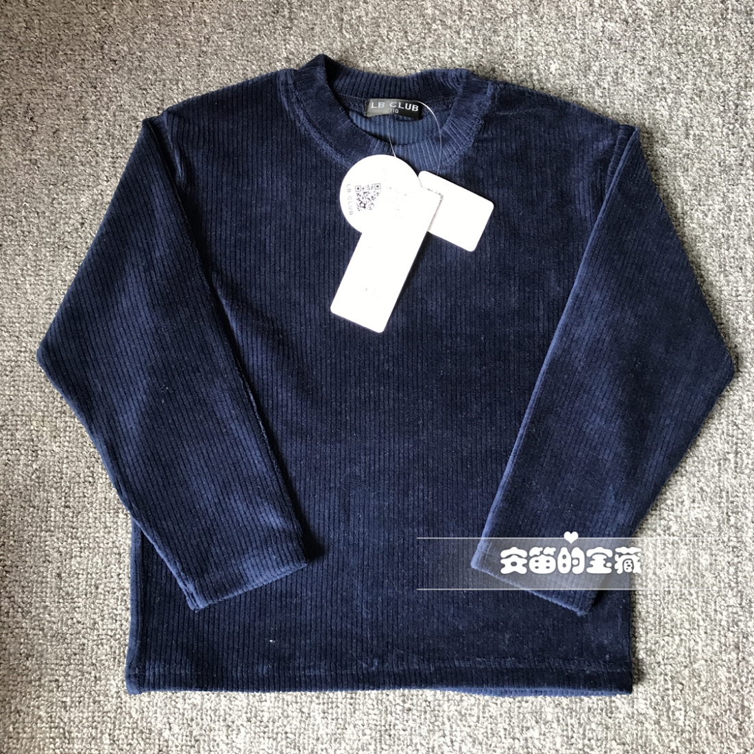 Clear Foreign Trade Original Baby Velvet Blade T - shirt Code full autumn and winter