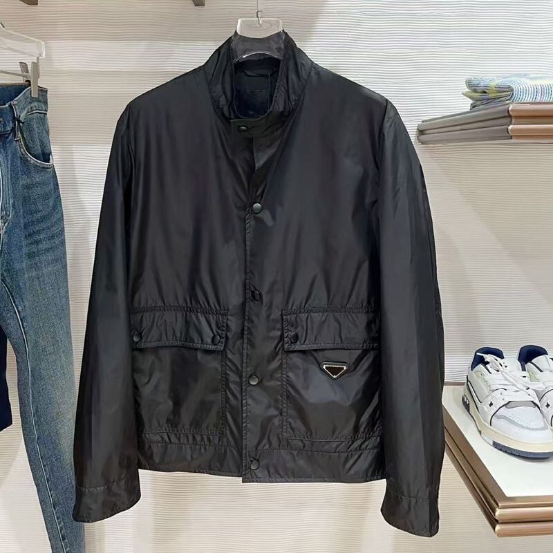 European Style Light Luxury Hot-Selling Spring and Autumn Fashion Casual New Waterproof Windproof Men's Jacket Simple Coat