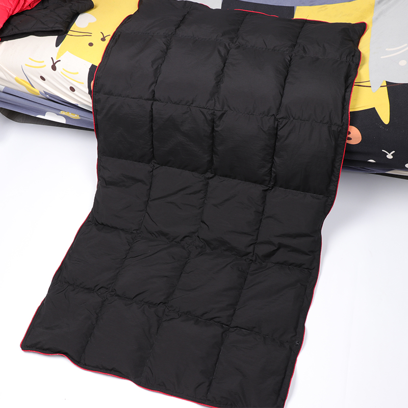 Down-flannel Shoulder Blanket Multifunction Thickened Warm Winter Apron Office Sofa Lunch Break Small Quilt Anti Cold Portable Blanket 