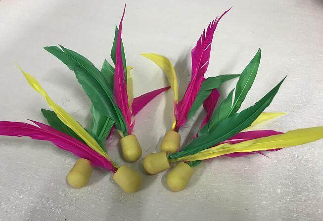 High elastic rubber bottom three hair cricket three hair ball board badminton ball