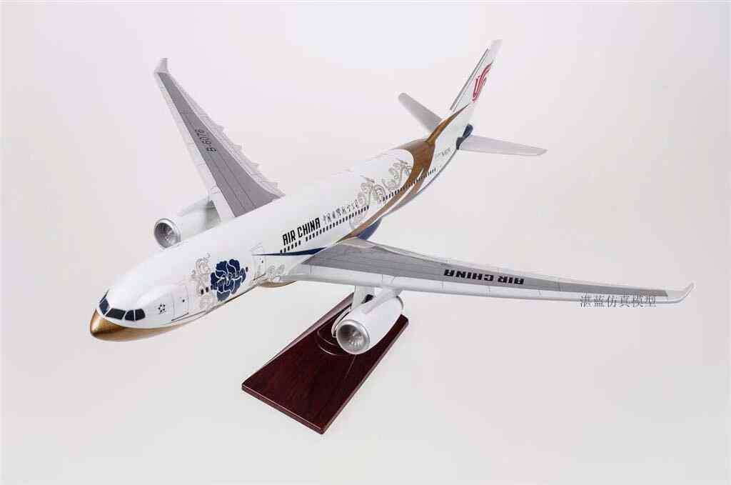47 cm Air China Ziyan Airbus A330 tĩnh máy bay chở khách mô hình máy bay mô hình mô phỏng hàng không trang trí máy sơn mo hinh