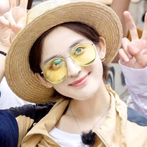 Limited edition gm sunglasses female sunglasses male V brand official website Quan Zhixian same odd odd pink