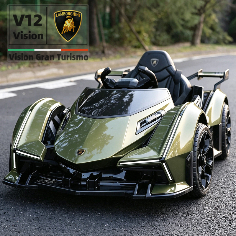 Lamborghini Children's Electric Car with Four Wheels and Remote Control, a Toy Car for Boys and Girls That Can Be Ridden, Supercar Style Lamborghini Children's Electric Car with Four Wheels and Remote Control, a Toy Car for Boys and Girls That Can Be Ridden, Supercar Style