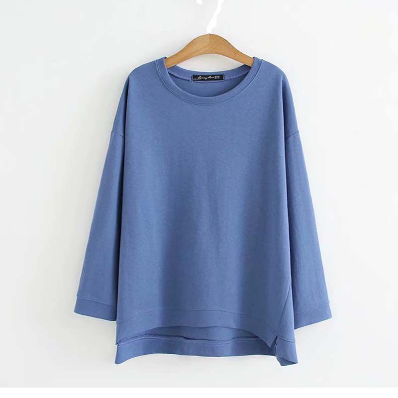 Add fat and add size women's spring pullover casual coat middle-aged mother with letters foreign style loose 200kg coat autumn