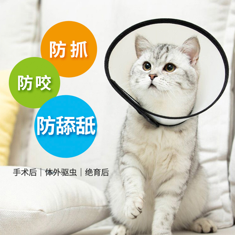 Elizabeth Circle kitty dog neck ring Koki young cat headsets Cat Circle Neutering items Anti-biting anti-licking ring