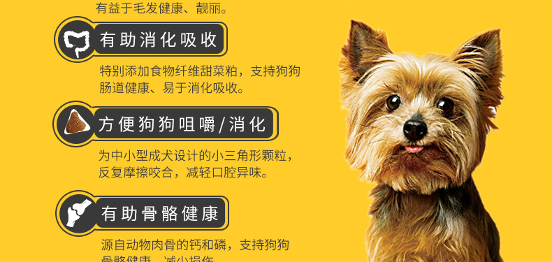 Thức ăn cho chó trưởng thành Po Road dành cho chó nhỏ và vừa hương vị thịt bò 1,8kg thức ăn cho thú cưng Teddy hơn thức ăn cho chó Xiong Bomei Keji - Chó Staples thức ăn chó royal canin