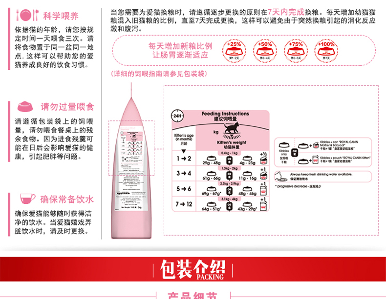 Hoàng gia kitten thực phẩm K36 kitten mèo thực phẩm 2 kg pet cát thực phẩm mang thai cho con bú mẹ mèo thực phẩm mèo staple thực phẩm thức ăn cho mèo giá rẻ