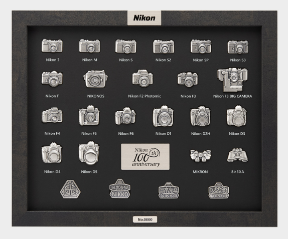 Nikon 100th Anniversary Badge Set Limited Edition