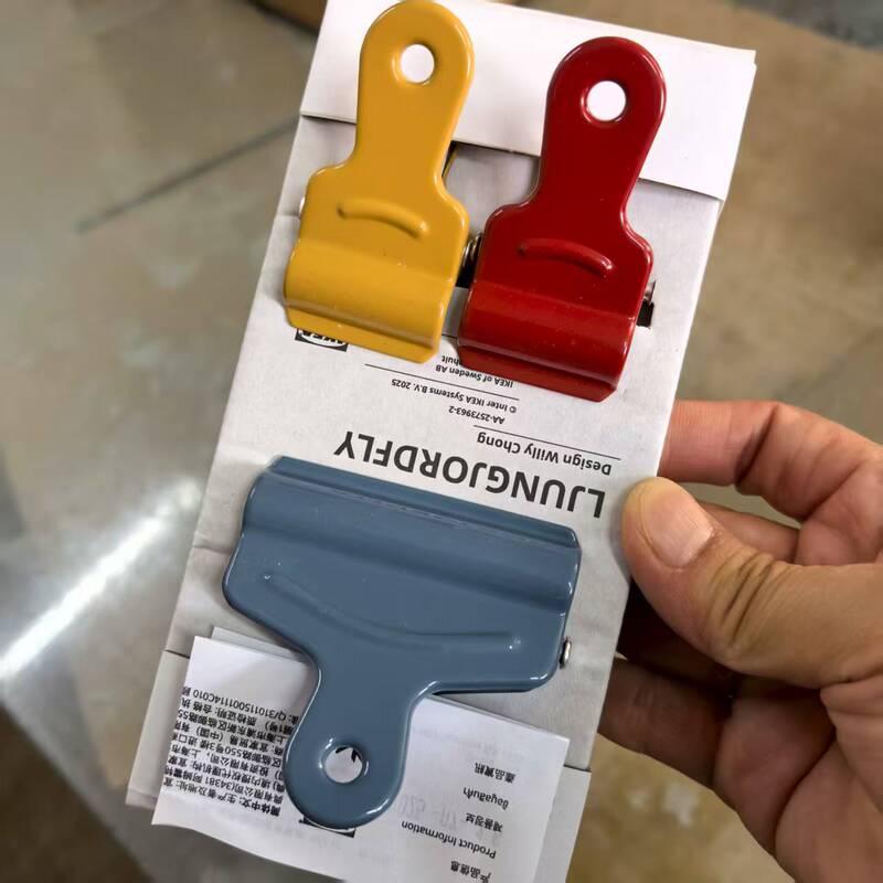 Genuine Ikea Yuen Yoli Sealing Clip with Magnet Storage Clip Kitchen Supplies Storage Clip