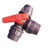 PE pipe quick connection three-way valve plastic switch water pipe switch valve hard pipe quick installation ball valve