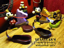 Japans Di* Niyoung epochs rare high-end collection of wooden vinquette Mickey Minnie swing swing pieces