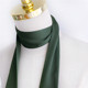 Skinnyscarf pure color slender strip narrow silk scarf female scarf small scarf belt hair belt tied bag ribbon streamer