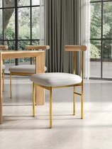 Light Extravagant Nordic Minimalist Dining Chair Brief Home Single Casual Chair Designer Hotel Decent Board Room Sofa Leaning Back Chair