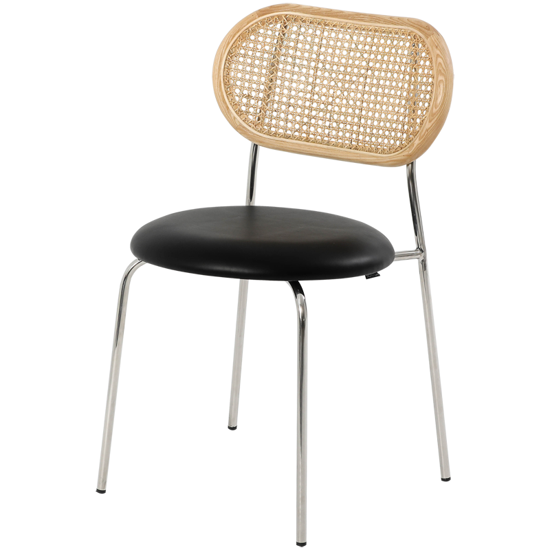 Nordic Home Makeup Chair Minimalist Casual Vines Folk Dining Room Chair Milk Tea Shop Café café Balcony Leaning Back Chairs-Taobao