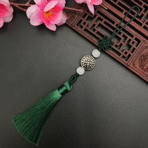 Zhang Yunlei same button pendant second master with twist buckle New hollow coat button tassel pendant multi-color